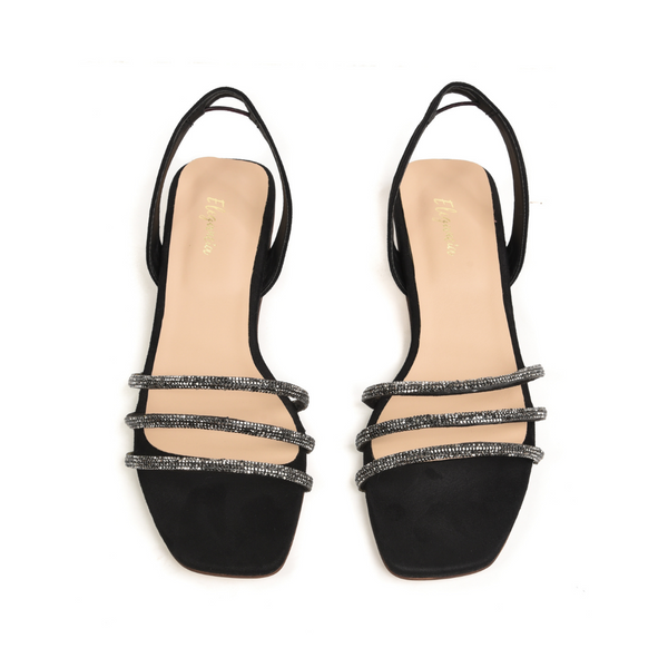 Less heel sandals best sale