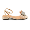 Women's Transparent Flats Aroma Fawn