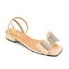 Women's Transparent Flats Aroma Fawn