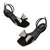 Women's Transparent Flats Aroma Black