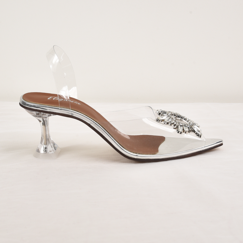 ELEGANCIA - Women Courtshoes Transparent Cinderella Begum