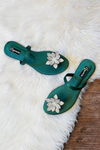 Elegancia-Women's Flat Floral Slide-EDEN